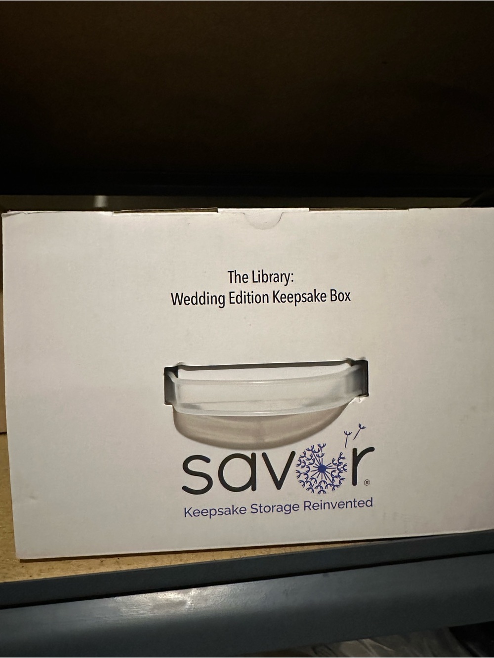 Savor Wedding Keepsake Box brand new never opened - Picture 2 of 6